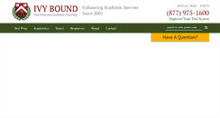 Desktop Screenshot of ivybound.net